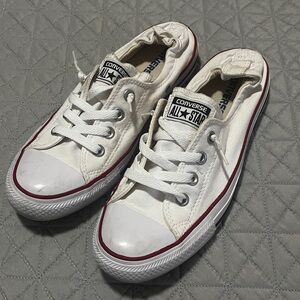 Women’s White Converse Shoreline Low Top Sneakers